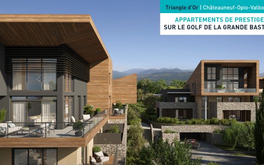 Châteauneuf-de-Grasse – Perfect for golf and nature lovers – New Residence Facing the Golf