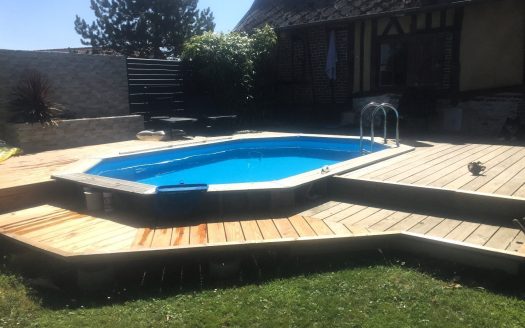 Beautiful Norman-style house with 3 bedrooms and heated swimming pool