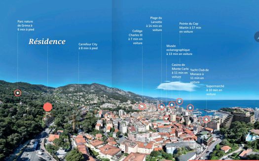 Beausoleil – At the Gates of Monaco –  Last 2-Bedroom Apartments with beautiful terraces