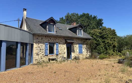 Large property, with 2 bed house, and large studio with lots of possibilities.