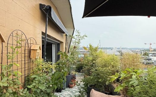 Exceptional 84 sq m apartment with panoramic views of Rouen Cathedral.
