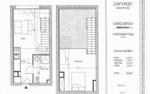 RENTAL INVESTMENT – Carquefou – Cap West Business Residence – Carquefou Belle Etoile – 5.51% return