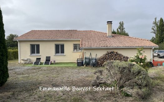 Nice modern villa, 120 sqm, 4 beds, bow-window, car-port, garage, wooden workshop, 2570 sq² of land