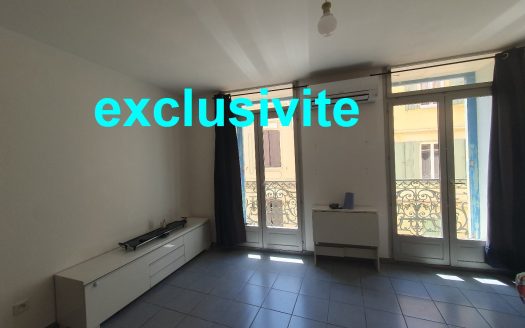 For sale: charming one-bedroom apartment in the historic city center of Perpignan
